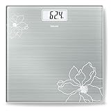Beurer GS 10 Glaswaage mit Glitzereffekt und gut lesbarer LCD Anzeige mit einer Ziffernhöhe von 26 mm, 180 kg Tragkraft